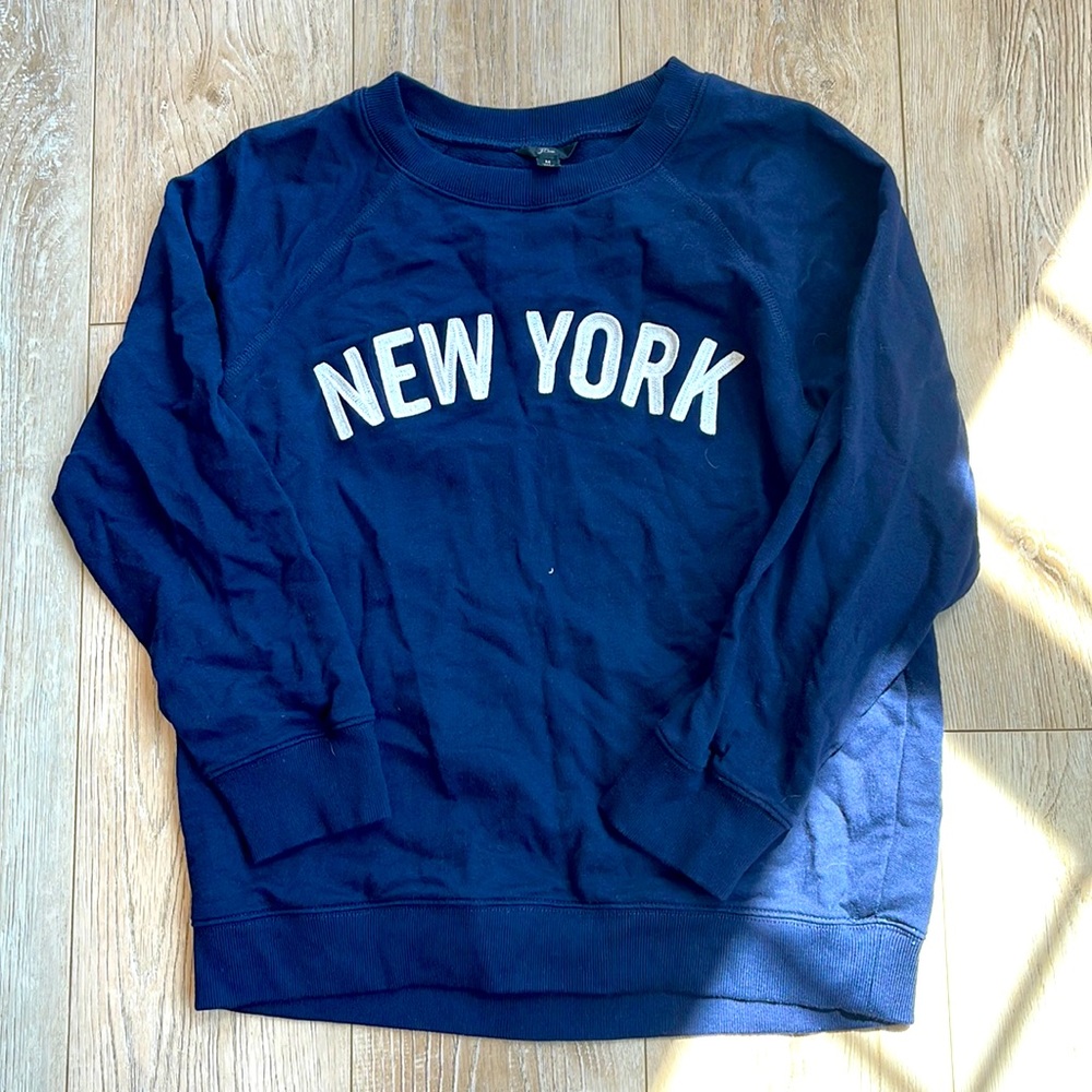 J Crew New York crewneck